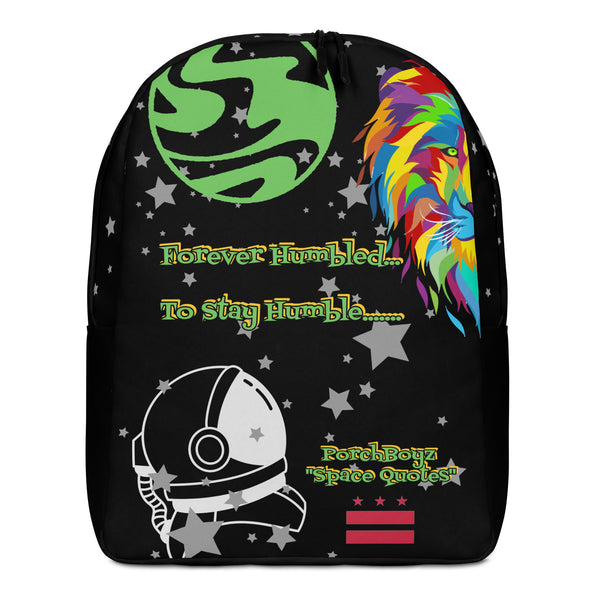 Porchboyz "Space Quotes" Minimalist Backpack