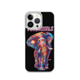 Pink Porchgirlz Elephant iPhone Case