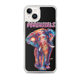 Pink Porchgirlz Elephant iPhone Case