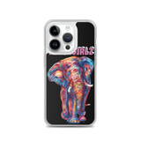 Pink Porchgirlz Elephant iPhone Case