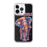 Pink Porchgirlz Elephant iPhone Case