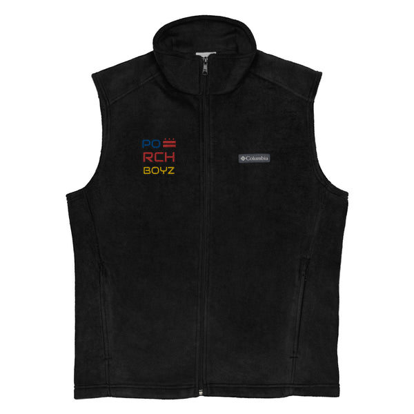 Porchboyz Embroidered Men’s Columbia fleece vest