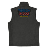 Porchboyz Embroidered Men’s Columbia fleece vest