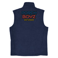 Porchboyz Embroidered Men’s Columbia fleece vest