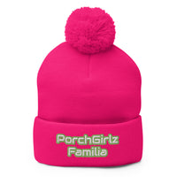 Porchgirlz Familia Pom-Pom Beanie