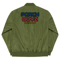 Porchboyz Embroidered Premium recycled bomber jacket