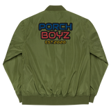 Porchboyz Embroidered Premium recycled bomber jacket