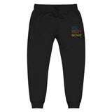 PorchBoyz Multi/Colored Embroidered Unisex fleece sweatpants