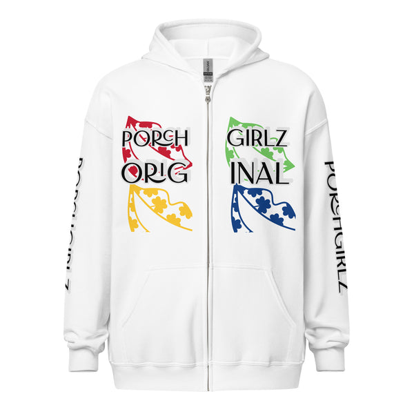 Porchgirlz Original "2023" Unisex heavy blend zip hoodie