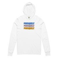 Porchgirlz Embroidered Hooded long-sleeve tee