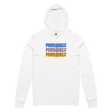 Porchgirlz Embroidered Hooded long-sleeve tee