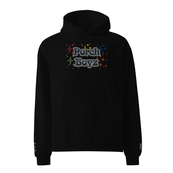 Porchboyz Porchgirlz Embroidered "PORCHBOYZ" Unisex oversized hoodie