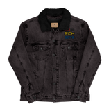 Porchboyz Multi Colored Unisex denim sherpa jacket