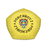 Yellow Porchboyz.Porchgirlz Bean Bag Chair Cover