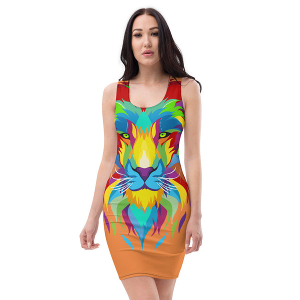 Orange Porchgirlz Sublimation Cut & Sew Dress