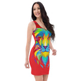 Red Porchgirlz Sublimation Cut & Sew Dress
