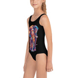 Porchgirlz All-Over Print Kids Swimsuit