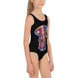 Porchgirlz All-Over Print Kids Swimsuit