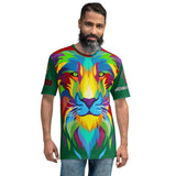 Dark Green Porchboyz Lion Head Logo Men's T-shirt