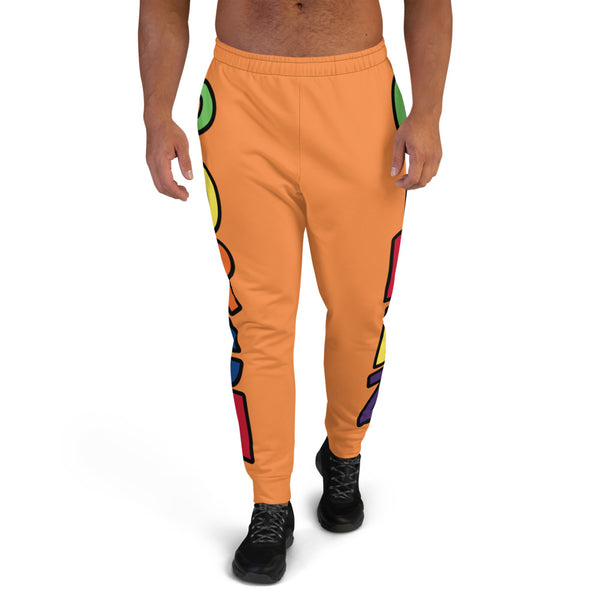 Orange Porchgirlz Multicolor Joggers