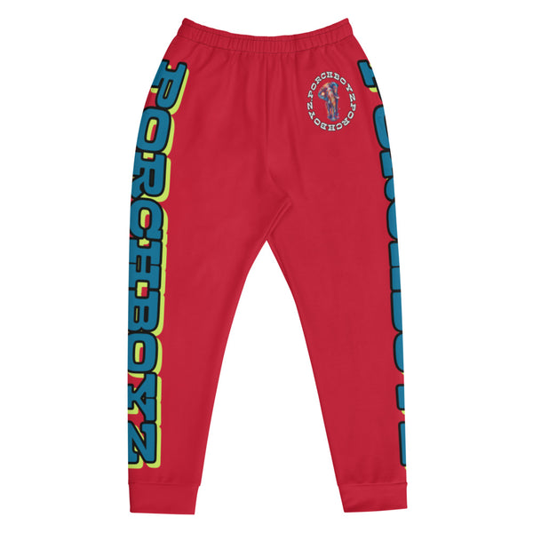 Red Porchboyz Elephant Logo Men's Joggers