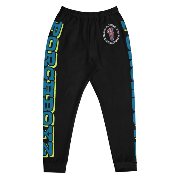 Black Porchboyz Elephant Logo Men's Joggers