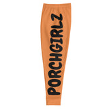 Porchgirlz Orange All Over Print Joggers