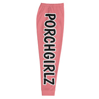 Dark Pink Porchgirlz Original Joggers
