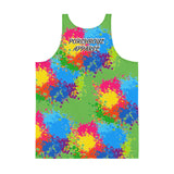 PORCHBOYZ APPAREL (GREEN) PAINT SPLATTER Unisex Tank Top