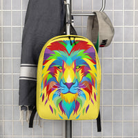 Yellow Lion Minimalist Backpack