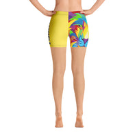 Porchgirlz Lion Yellow Biker Shorts