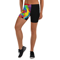 Porchgirlz Lion Black Biker Shorts