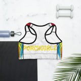 Porchgirlz Lion Face Sports bra