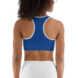 Dark Cerulean Sports bra