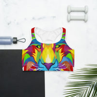 Porchgirlz Lion Face Sports bra