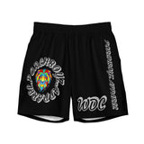 PORCHBOYZ APPAREL BLACK Men's swim trunks