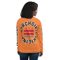 Orange Porchgirlz Bomber Jacket