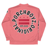 Dark Pink Porchboyz Bomber Jacket