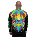 Black Porchboyz Classic All-Over Print Unisex Bomber Jacket