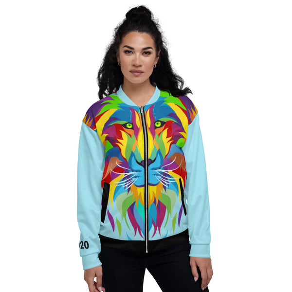 LaBaeBee Blue Porchgirl Original Unisex Bomber Jacket