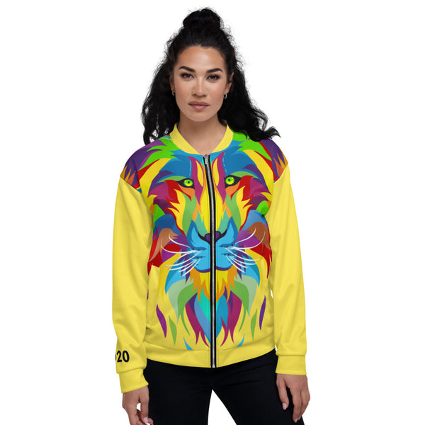 Yellow Porchgirl Original Unisex Bomber Jacket