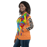 Orange Porchgirlz Bomber Jacket