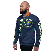 Navy Porchboyz Classic Unisex Bomber Jacket