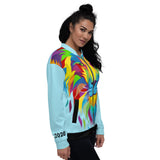 LaBaeBee Blue Porchgirl Original Unisex Bomber Jacket