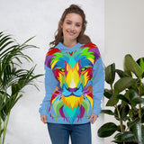 Blue Porchgirlz Lion Unisex All-Over Print HOODIE