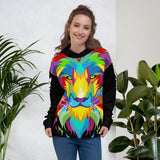 Black Porchgirlz Lion Unisex All-Over Print HOODIE