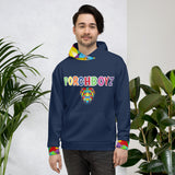 Navy Porchboyz Multicolor Unisex Hoodie