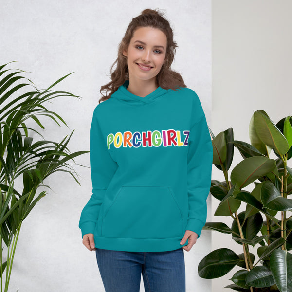 Eastern Blue Porchgirlz Multicolor Unisex Hoodie