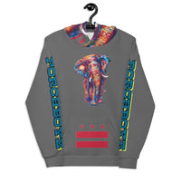 Zambezi Porchboyz Elephant Print Unisex Hoodie