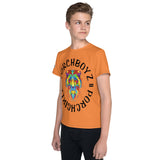 Unisex Orange Youth crew neck t-shirt